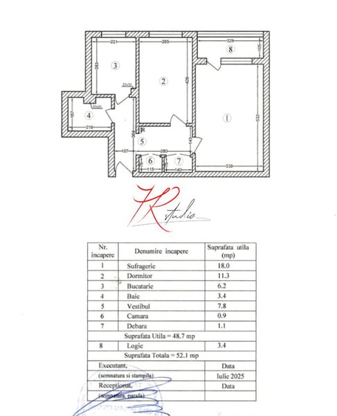Teiul Doamnei, inchiriere apartament 2 camere.